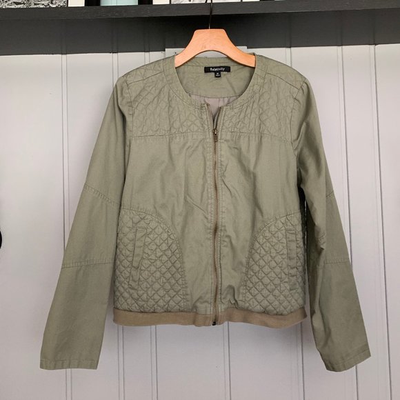 Olive green bomber jacket - Picture 2 of 5